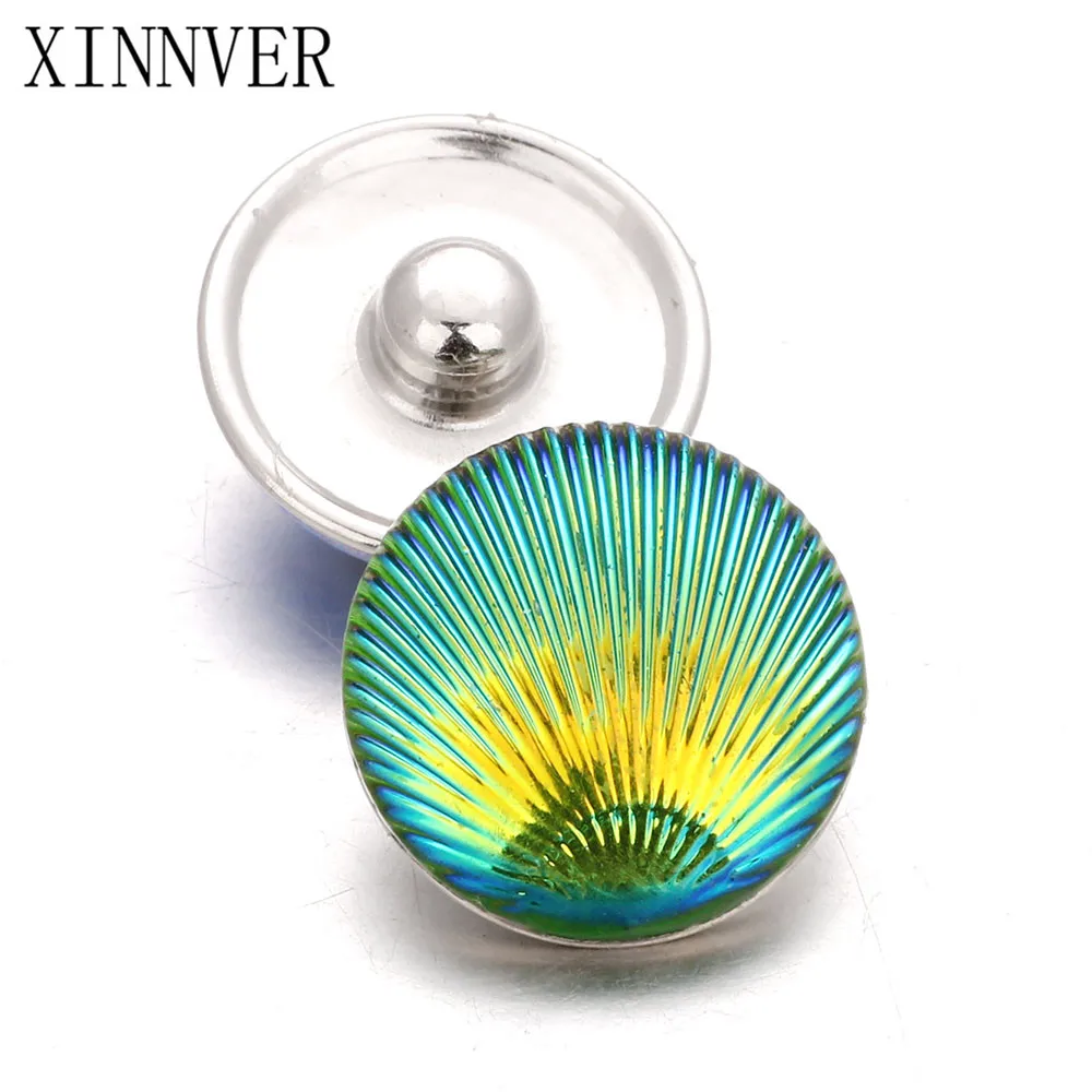 10 шт./лот Случайная Доставка красочные 18 мм Блестящий корпус полимерные кнопки