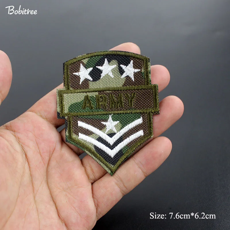 Армейские военные нашивки, вышивка, железные нашивки, флаг, американские ВВС, армейские Значки для одежды, аксессуары - Цвет: 1 PCS