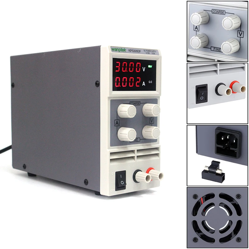 Wanptek KPS305DF светодиодный цифровой Регулируемый переключатель источник питания