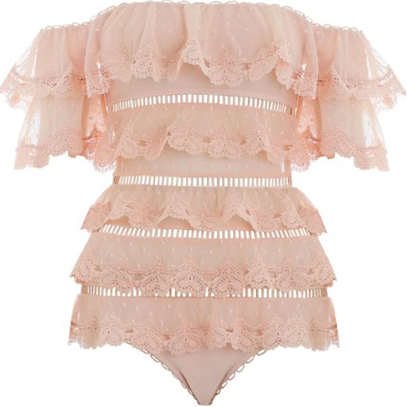 

May Female Beach 2020 One Piece Swimwear Swimsuit Women Solid New Lace Sexy Cotton FMZXG Plus Size Push Up Biquinis Mayo De Bain