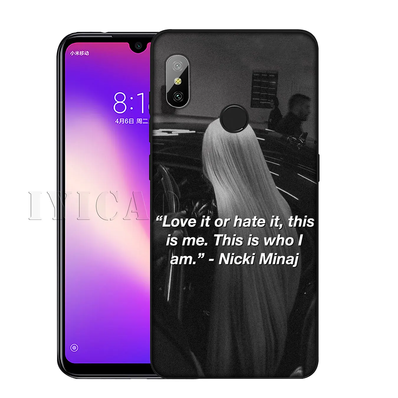 IYICAO Nicki Minaj оригинальный мягкий силиконовый чехол для телефона Xiaomi Redmi K20 8A 7A 6A 5A S2 4X
