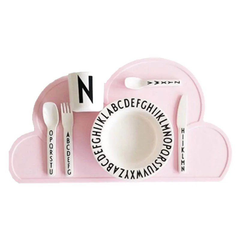 Коврик для еды в форме облака водонепроницаемый Теплоизоляционный силиконовый