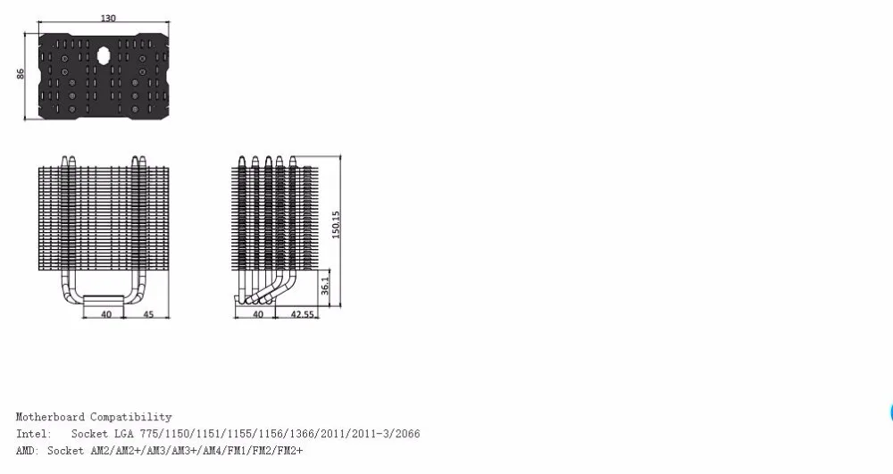 Thermalright Macho120 SBM компьютерные кулеры AMD Intel cpu Радиатор/охлаждение LGA 775 2011 2066 1366 AM3 AM4 FM2 FM1 радиатор/вентилятор