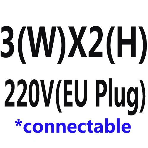 3M X 2M 220V EU 2x2/3x2/3x3 м светодиодный гирлянда для занавесок рождественские сказочные огни гирлянда домашние декоративные огни для свадьбы/вечерние/садовые украшения - Испускаемый цвет: 3M X 2M 220V EU