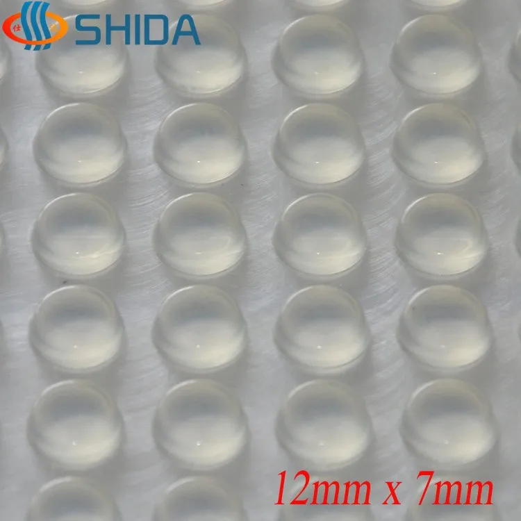 Самоклеящиеся мягкие прозрачные противоскользящие плоские резиновые бамперы 12