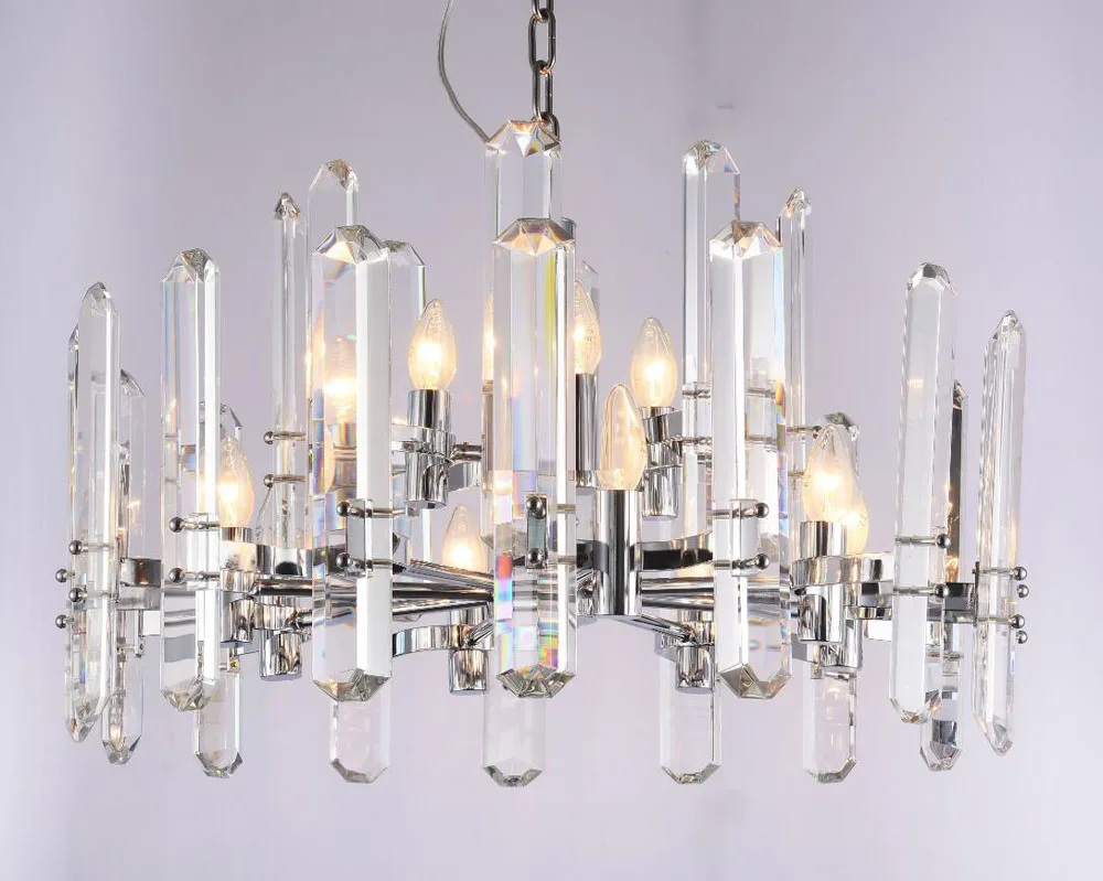 luxury crystal chandelier lighting modern LED lamp for living room dinning room gold crystal light