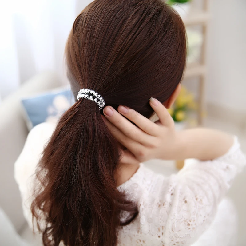 Женские резинки для волос разноцветные пластиковые телефона 4 шт./лот|elastic hair