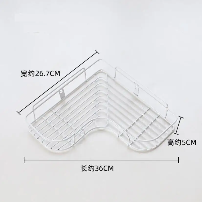 2019 Новая Железная настенная полка органайзер для ванной косметический стеллаж