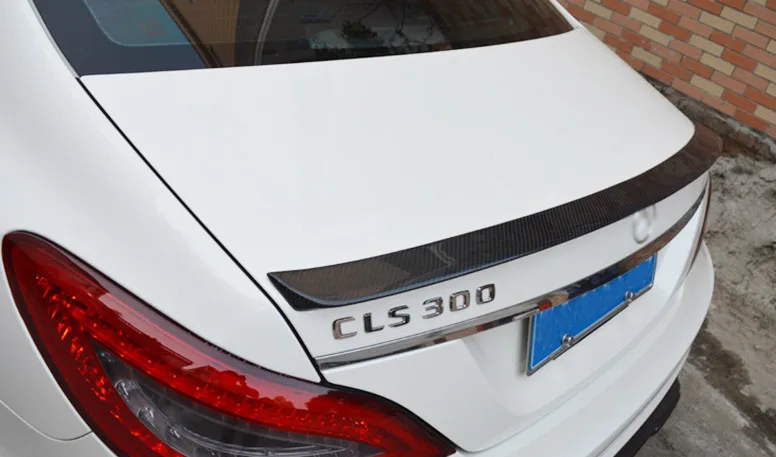 Для Benz W218 класс cls спойлер cls320 cls300 350 cls400 2012 2018 высококачественный карбоновый