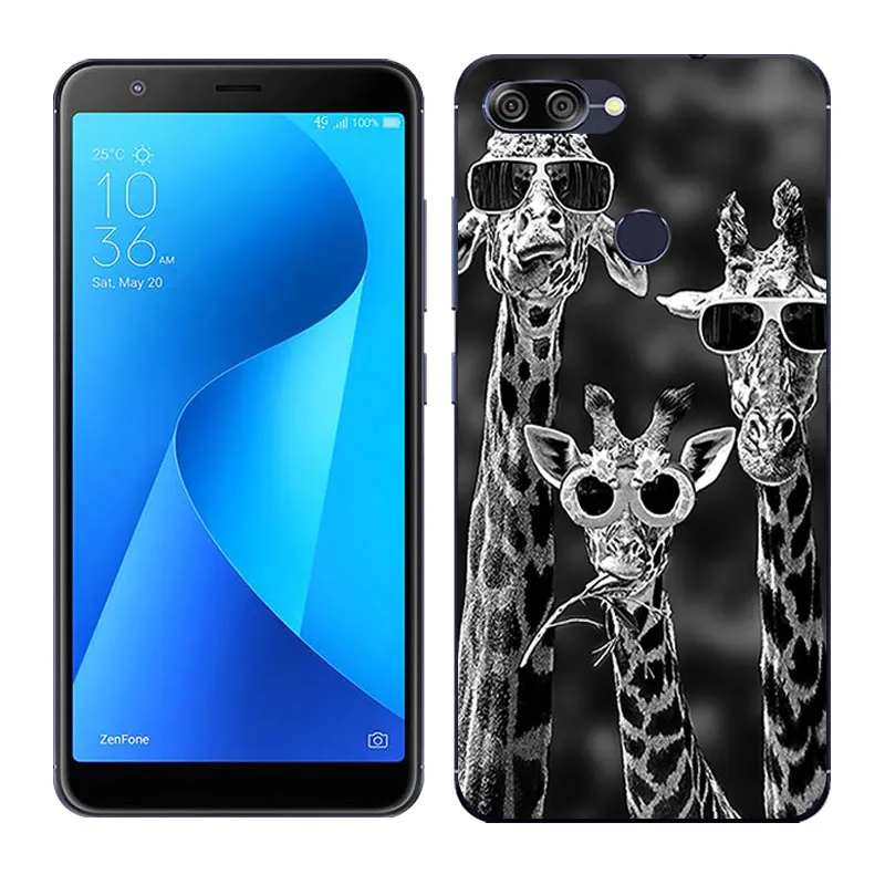 23 Для Asus Zenfone Max Plus M1 силиконовый чехол Land Луна роспись мягкий чехол для задней панели телефона для Asus Zenfone Max Plus M1 ZB570TL X018D - Цвет: 23