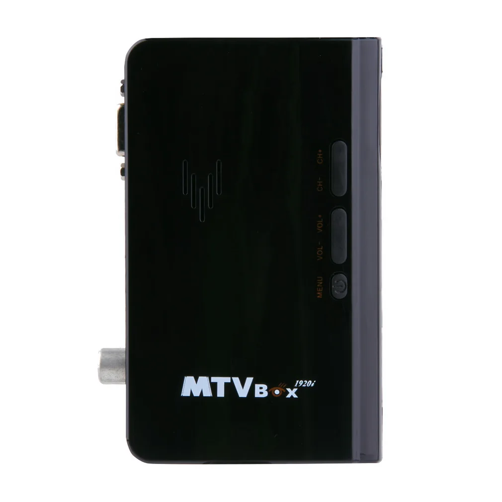 Новый Портативный цифровой внешний ЖК дисплей crt VGA ТВ тюнер ПК Box приемник HD 1080 P