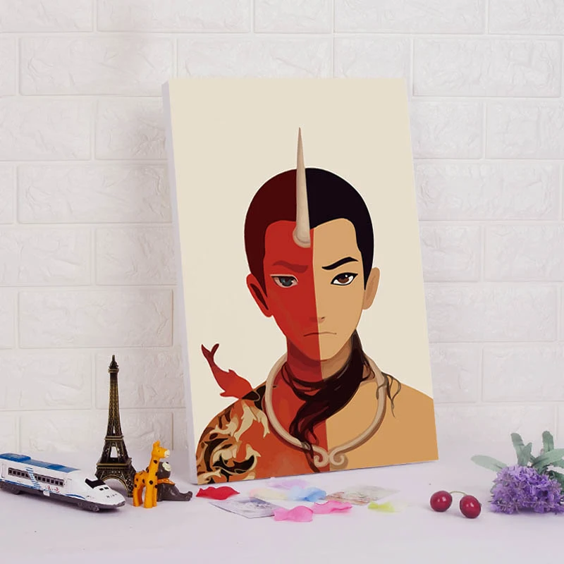 Модульная картина Большая рыбка цифровая краска по номерам живопись сделай сам