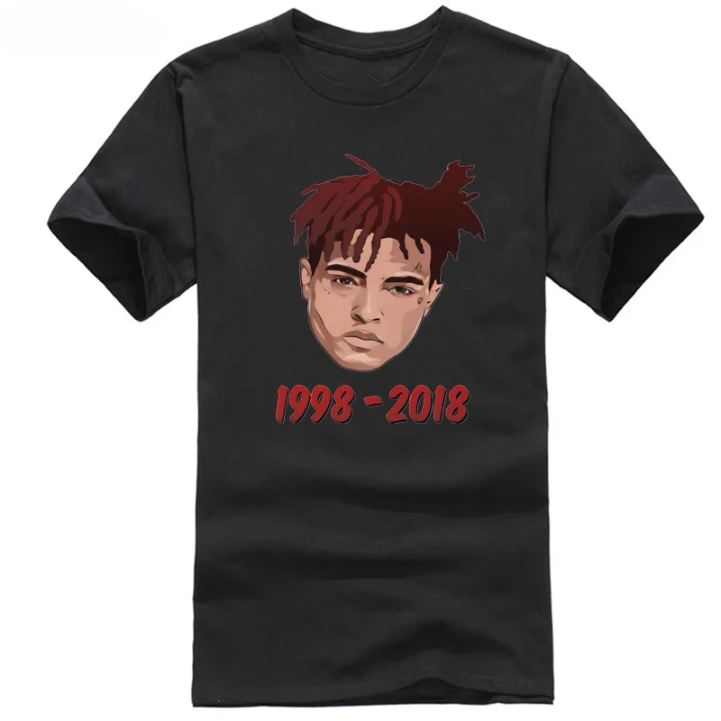 Xxxtentacion RIP хип хоп 2018 новая мемориальная футболка xxxtentacion|Мужские футболки| |