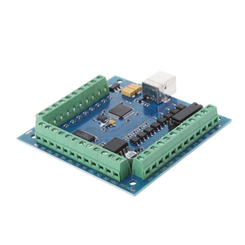 DC 12 24V CNC MACH3 USB 4 оси 100 кГц Гладкий Степпер контроллер движения карты Breakout доска для