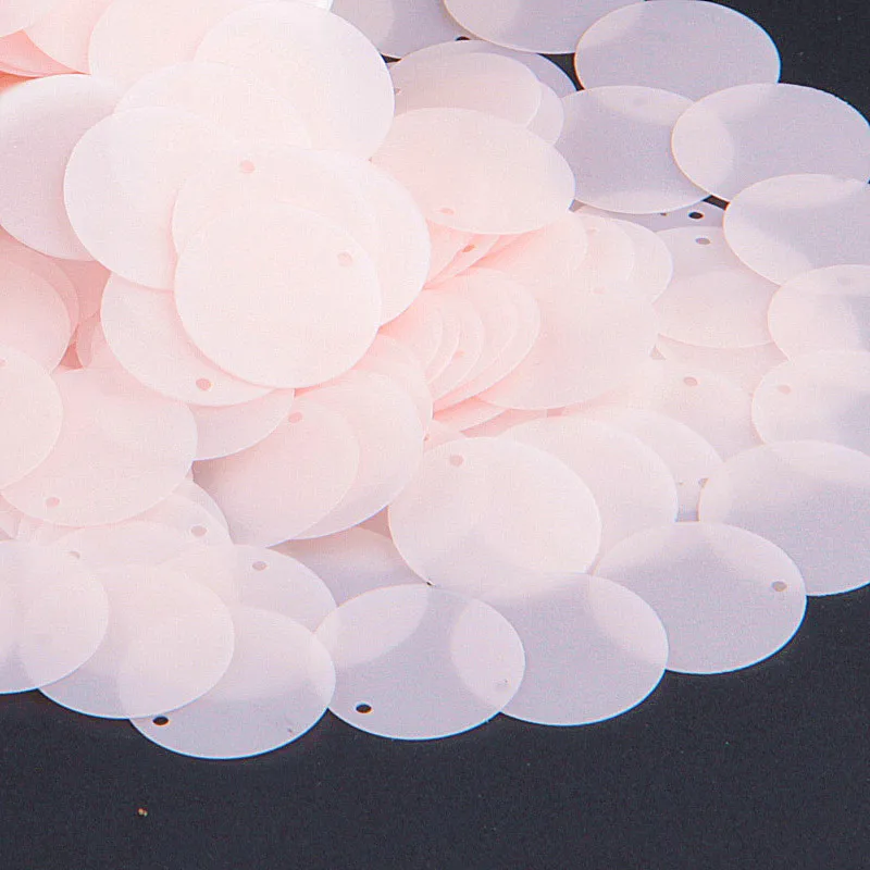 Matte Pink Блестки 20 мм Новые Красивые матовые свободные блестки плоские Artesanatos фурнитура для шитья свадебные аксессуары для одежды 20 г - Цвет: Matte Pink