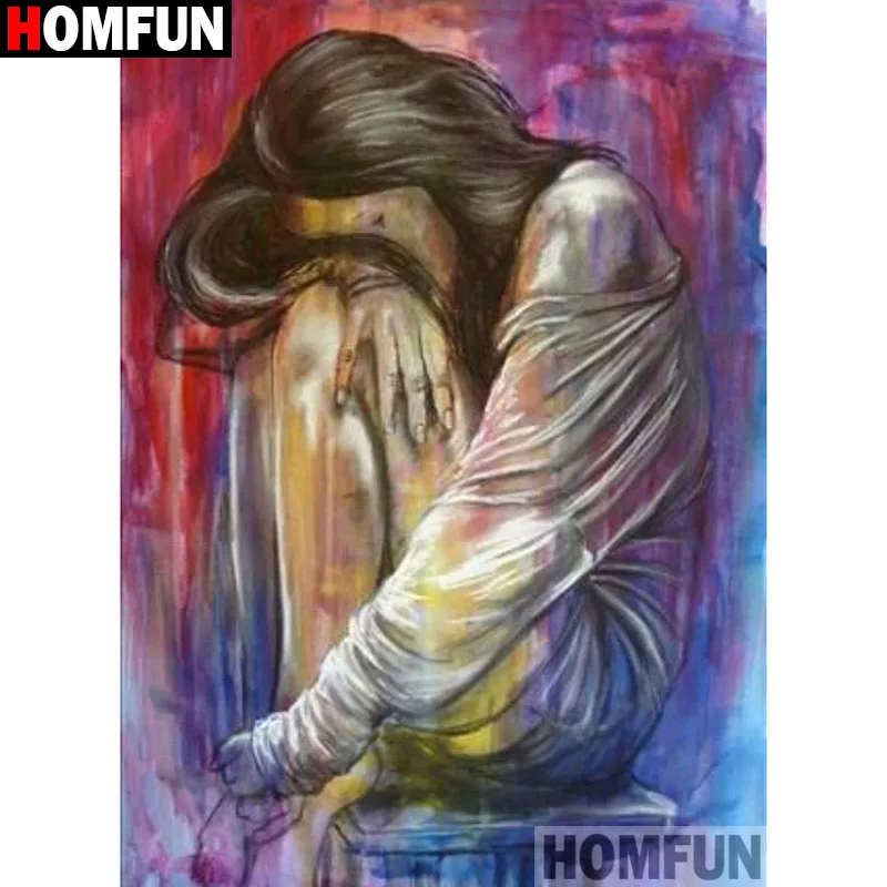Алмазная живопись HOMFUN A17189 алмазная вышивка квадратной/круглой формы сделай сам