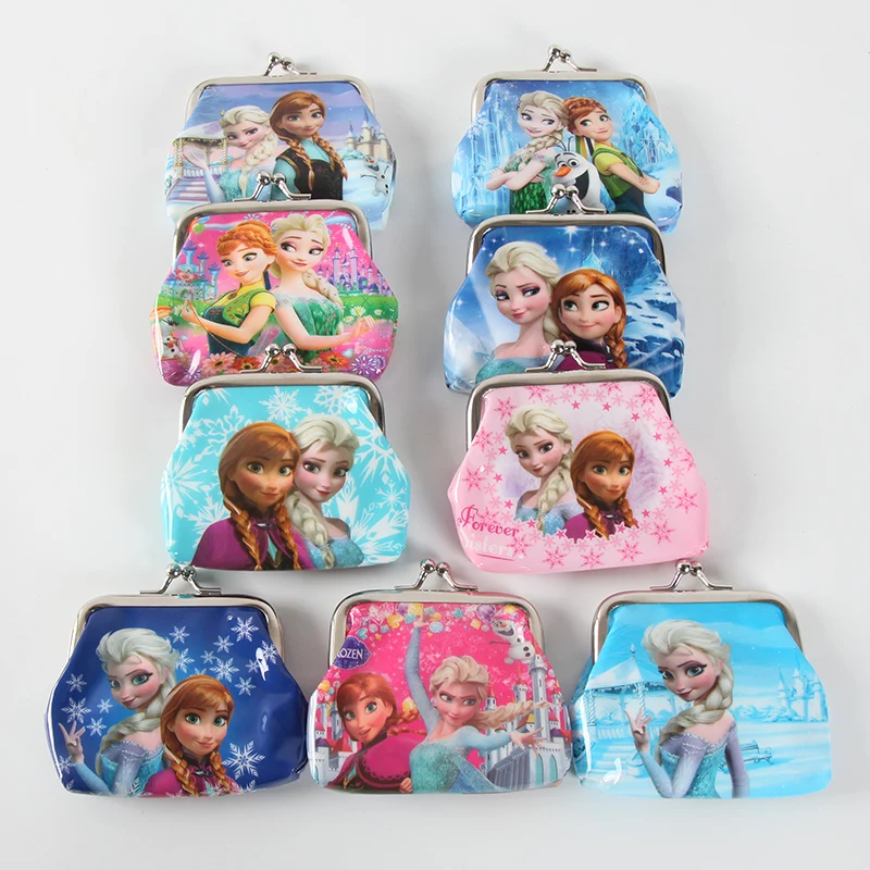 1 шт. мини-Кошельки для монет disney Frozen, кошелек для детей, Детский кошелек, подарки на день рождения, подарки для девочек, индивидуальный подарок