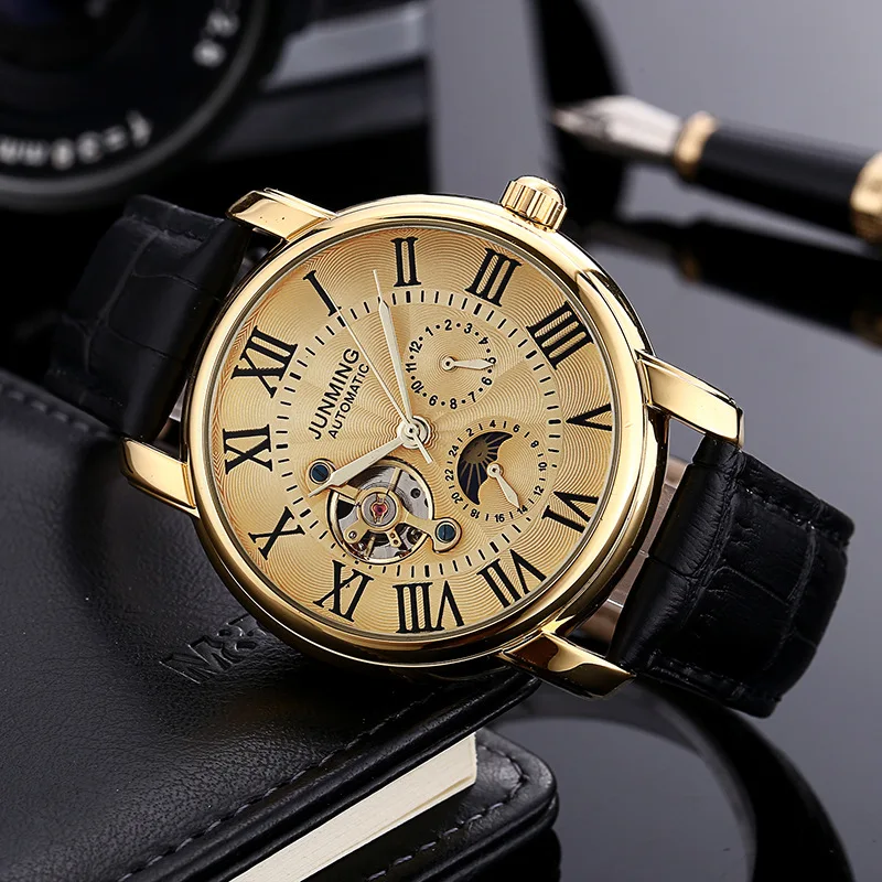 New Fashion Trend Five-needle Three-plate Men's Waterproof Watches Tourbillon Automatic Mechanical Men Watch Business Male | Наручные