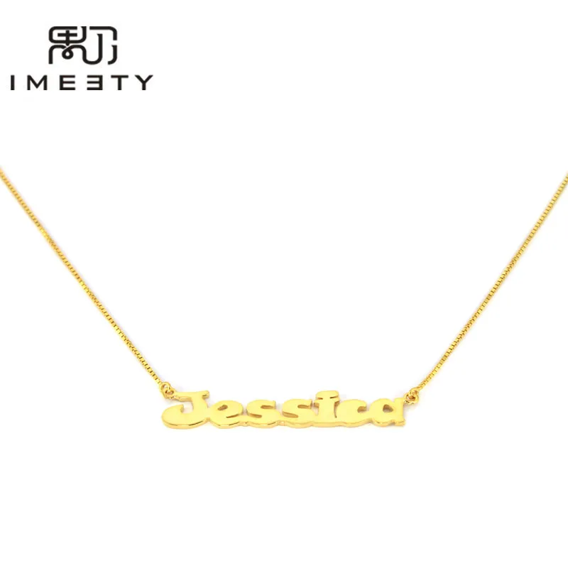 Индивидуальное ожерелье IMEETY для детей на Рождество с изображением милой