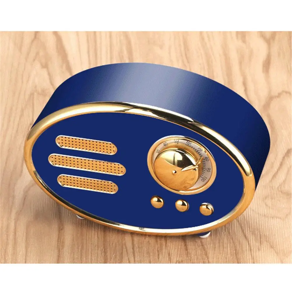 Ретро Bluetooth Беспроводной Винтаж Динамик fm-радио Hifi стерео s бас для путешествий Home