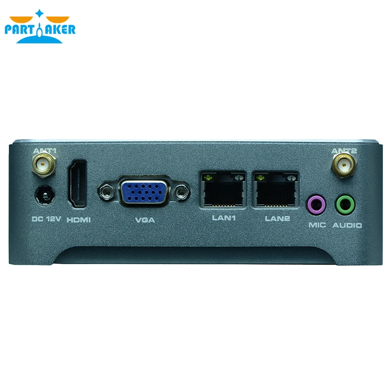 Мини ПК Windows 10 Безвентиляторный Barebone компьютер 2 Lan Nano промышленный VESA N1|dual lan|mini pc