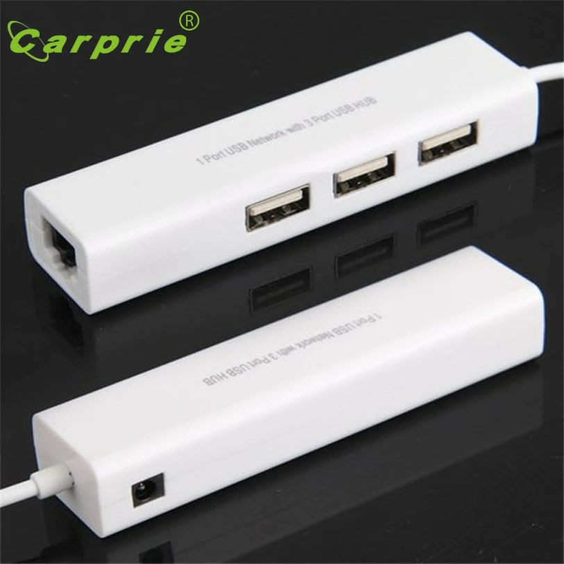 CARPRIE USB к RJ45 Lan Card Ethernet сетевой кабель + 3 порта концентратор для Win 8 7 XP Jan16 MotherLander|port