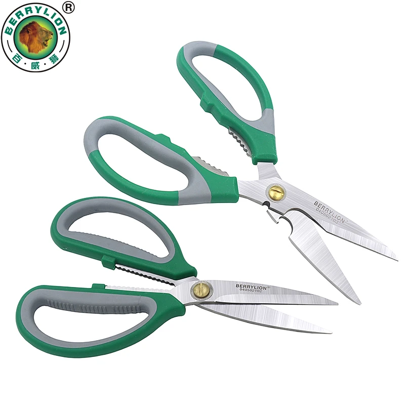 

BERRYLION 8'' Kitchen Scissors Stainless Steel Scissors Multi Function Knife For Kitchen Cooking Chicken Household Hand Tools