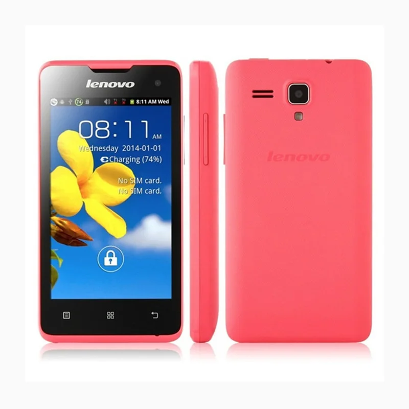 Оригинал 4 &quotLenovo A396 SC7730 Quad Core 1.2 ГГц Android 2.3 смартфон GSM + WCDM Dual SIM 256 МБ Оперативная