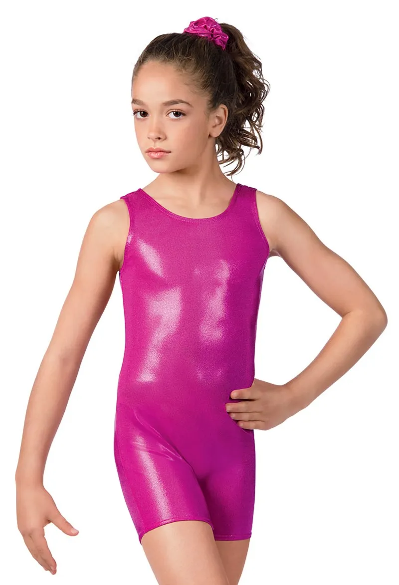 Детский серебристый танцевальный балет с металлическим блеском для девочек