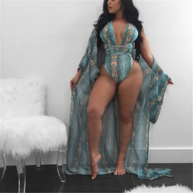 Женские Купальники 2 шт. бикини + кафтан накидка платье женская пляжная одежда