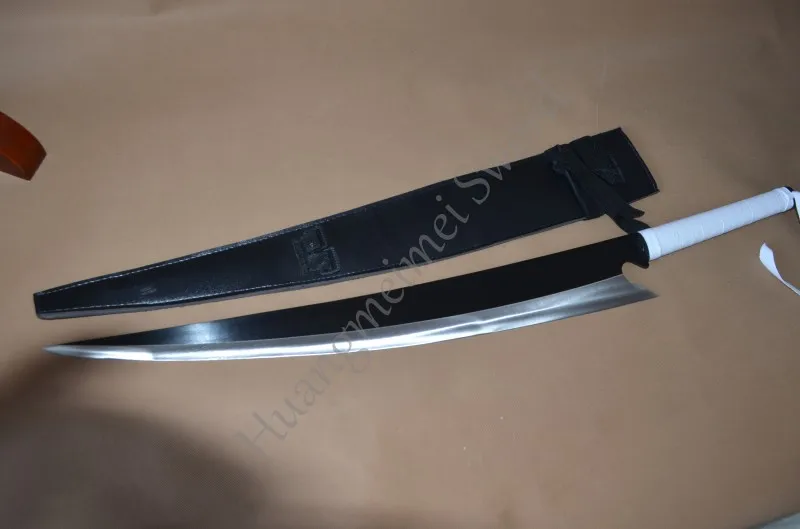 Бесплатная доставка Ichigo меч Отбеливатель Аниме Dual Wield Blade Zangetsu Kurosaki большой 42 25