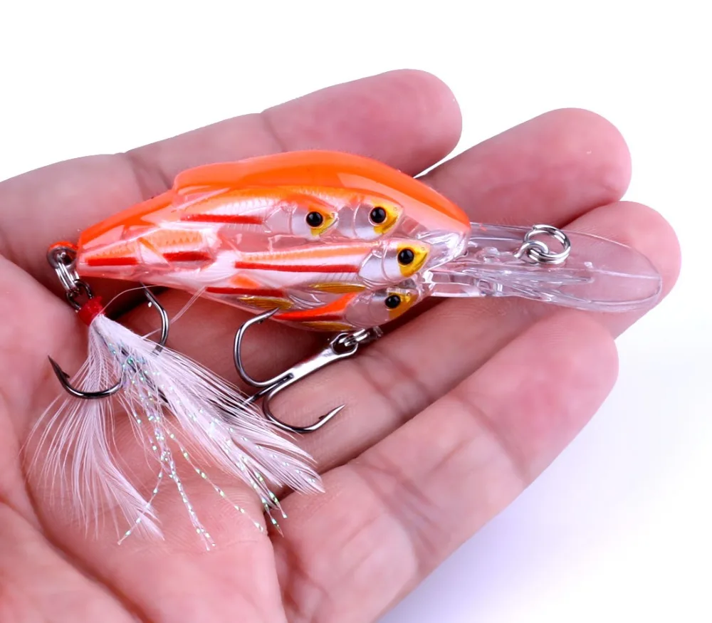 

1Pcs Crankbait Fishing Lures 7.5cm 9g Diving Depth Swimbait Isca Artificial Bait Floating Fishing Wobblers Pesca Peche