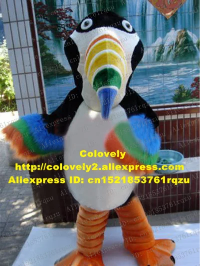 Toco Toucan Hornbill пеликан птица талисман костюм для взрослых мультяшный персонаж наряд
