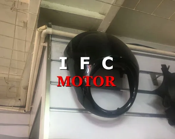 IFCMOTOR передняя фара мотоцикла обтекатель клобук для Harley V ROD Dyna FX Sportster XL Черный