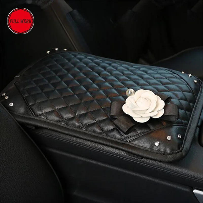 Чехол для автомобильного подлокотника Camellia из искусственной кожи накладка на