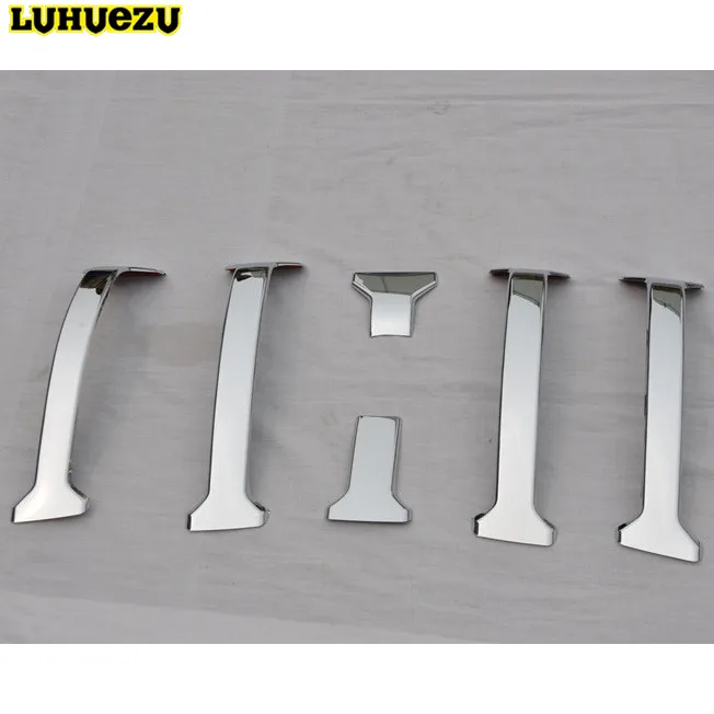 Luhuezu 6 шт. Хромированная передняя решетка радиатора для Toyota Land Cruiser Prado FJ 150