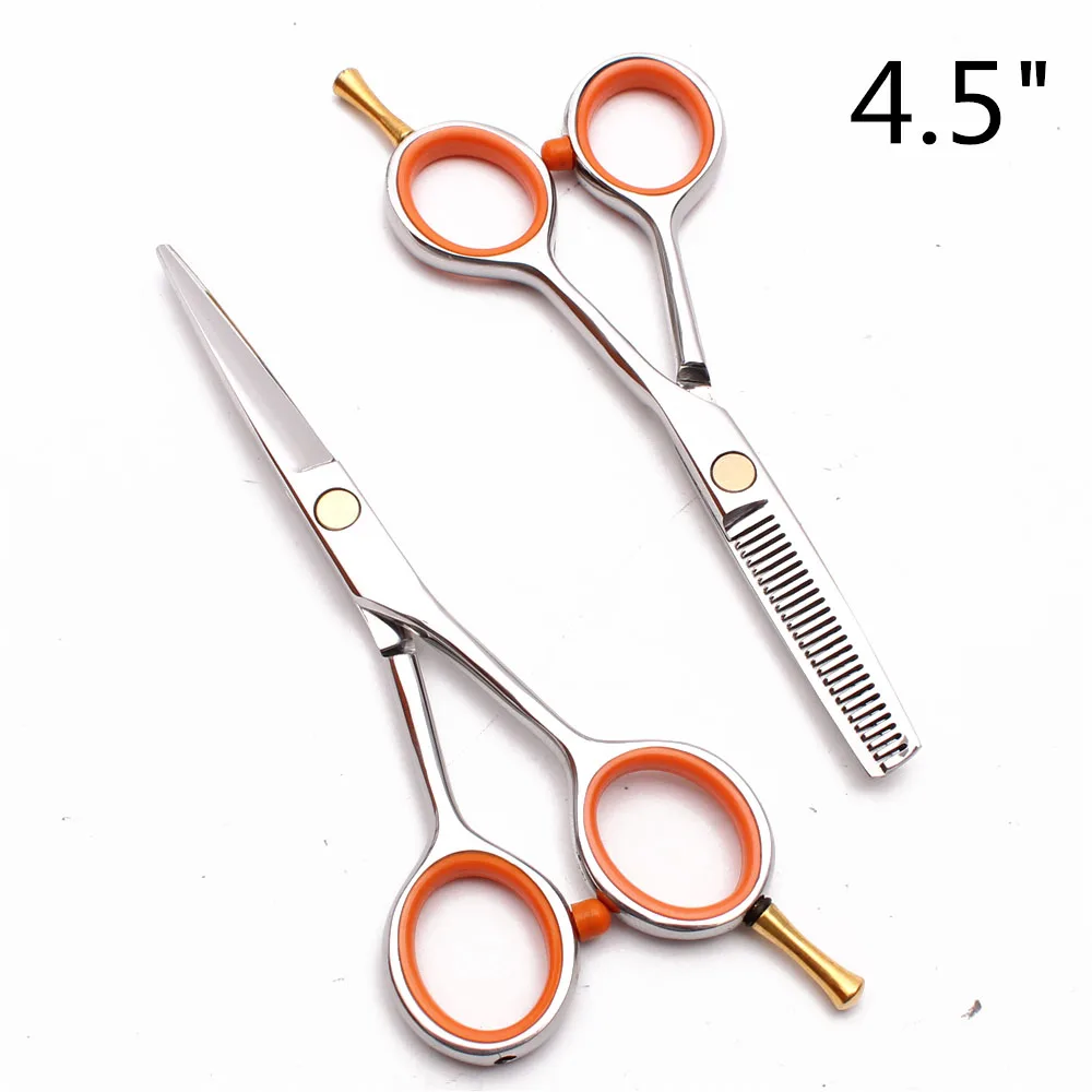 4.5&quot 5.0&quot 5.5&quot JP Stainless Telfon Hairdressing Scissors Cutting Shears Thinning Professional Hair | Красота и здоровье