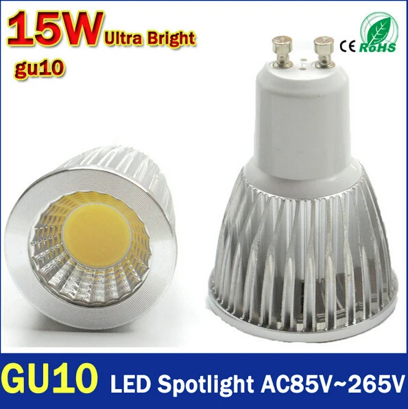 Светодиодный прожектор GU10 CREE с регулируемой яркостью 9 Вт/12 Вт/15 Вт высокая