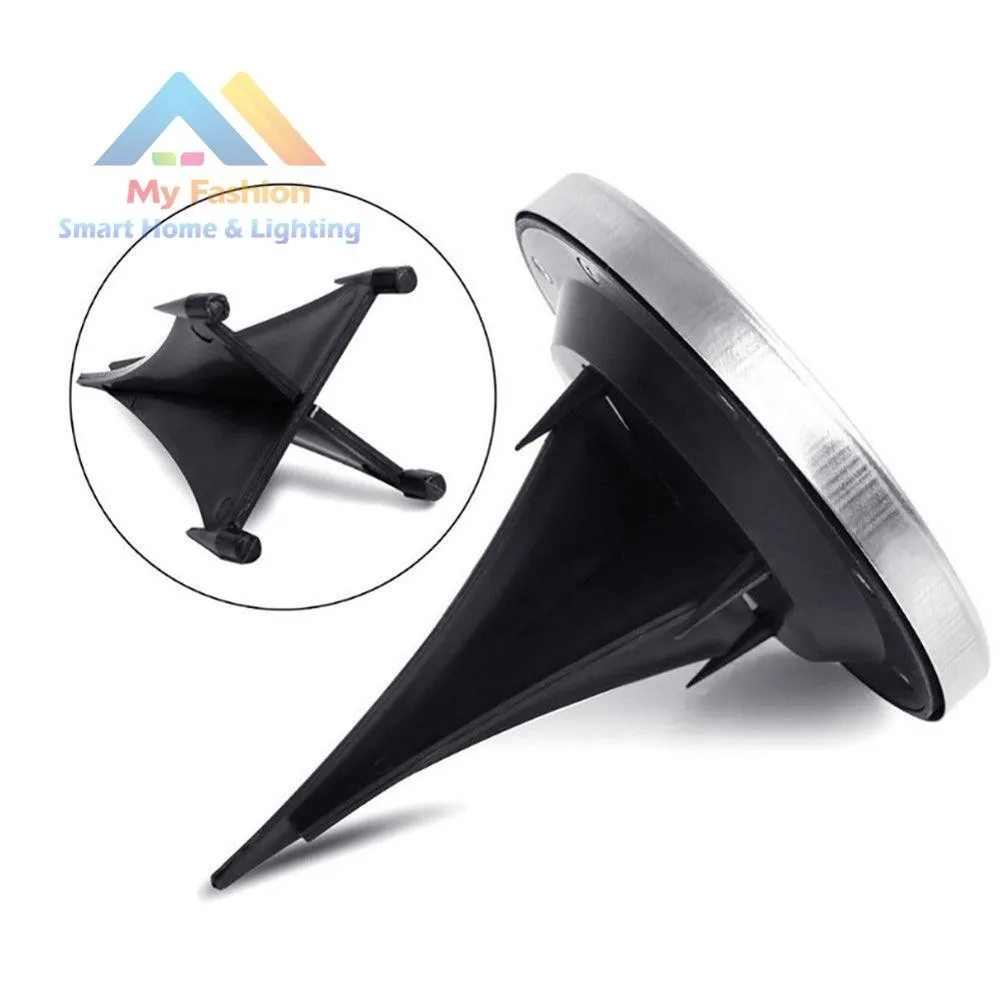 8 пакеты Солнечный наземные лампы Открытый 12 светодиодный для дорожек IP65