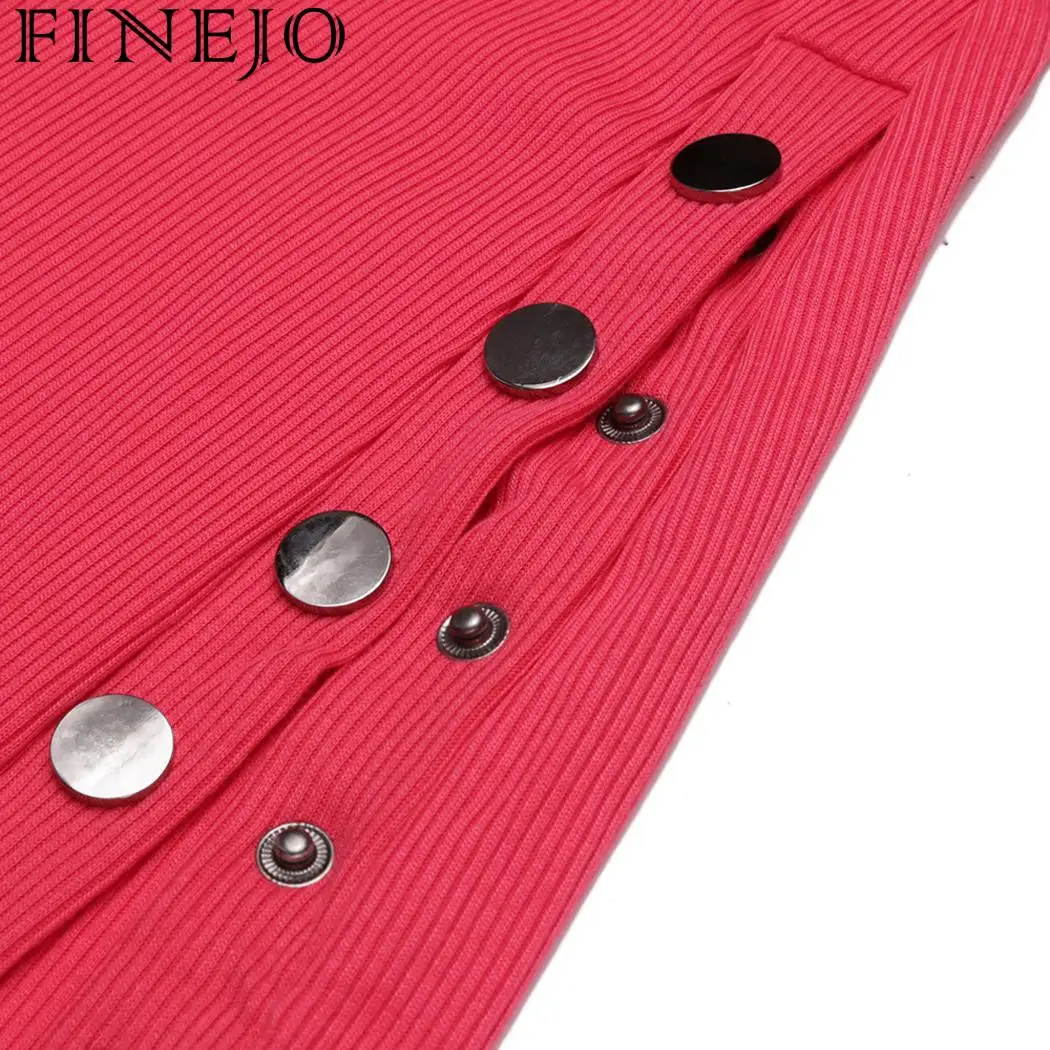 Женское облегающее платье FINEJO с круглым вырезом и коротким рукавом в рубчик для