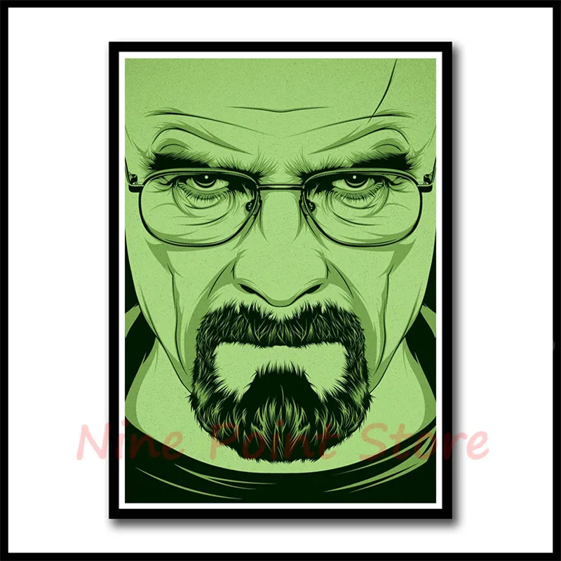 Бумажный плакат с покрытием из фильма «Breaking Bad movie», бар, кафе, домашний декор, настенная живопись, Безрамная наклейка