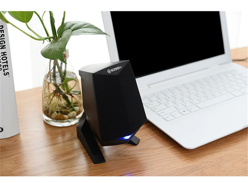 Игровой светодиодный светильник мини портативные динамики с питанием от USB Bass 2,0 для ноутбука компьютера ПК 3,5 мм аудио Громкоговоритель для мобильных телефонов