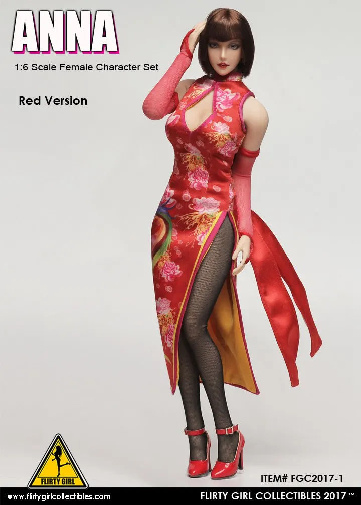 Красный Коллекция 1/6 года. Аксессуары для женской одежды Tekken ANNA. Аксессуары для экшн-куклы 1". Тело не входит в комплект - Цвет: Красный