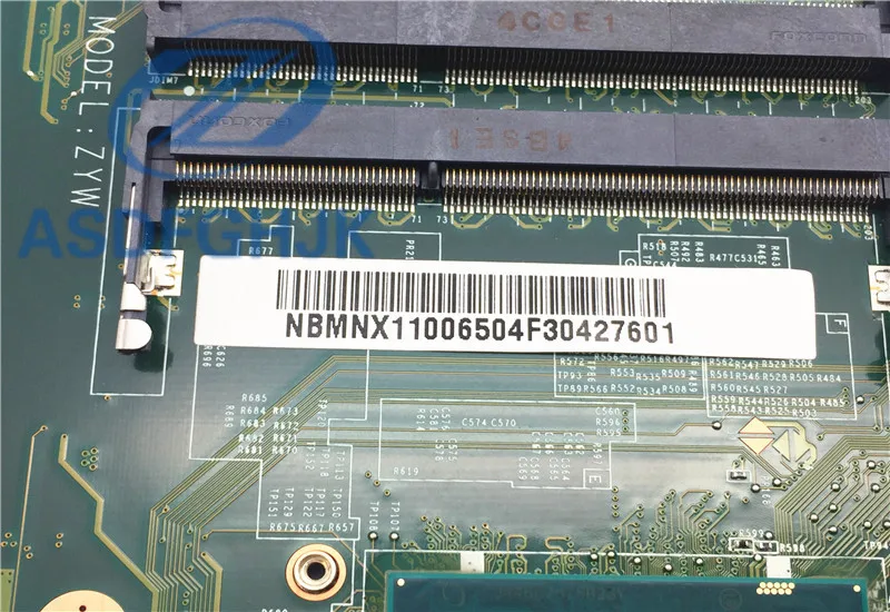 DA0ZYWMB6E0 материнская плата для ноутбука acer aspire E5 771G NBMNX11006 SR23Y i5 5200U DDR3L 100% ТЕСТ
