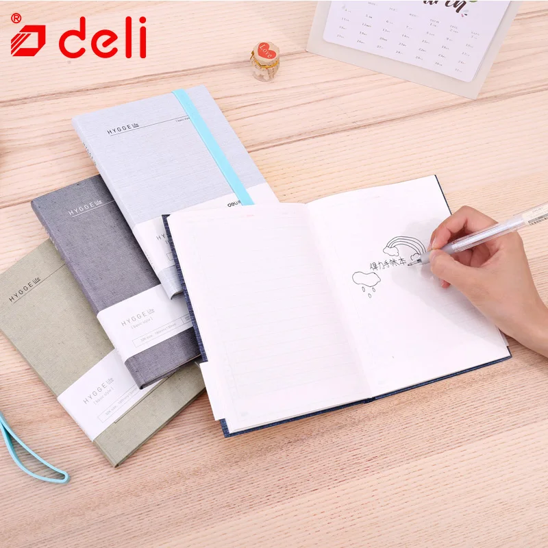 Deli 1 шт. 32 к ручная книга 130 мм * 180 записная книжка планировщик Дневник Журнал 96