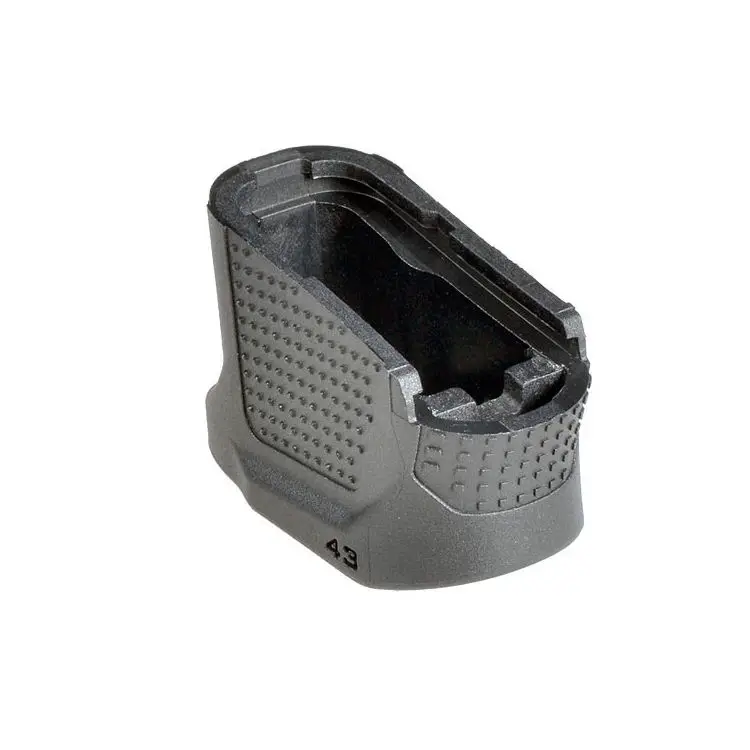 Glock 43 более Журнал Расширение базы накладка пластина для 9 мм 6rd пистолет плюс 2-круглый G43 Mag Сцепление Заглушка рамы