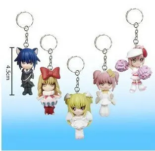 5 шт./компл. персиковая защита Милая Аниме Косплей Shugo Chara мини фигурка сумка