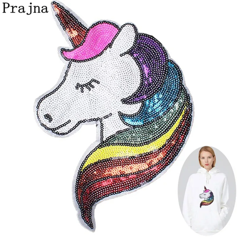 Нашивки Prajna с блестками украшение животными тканевые нашивки утюгом новая