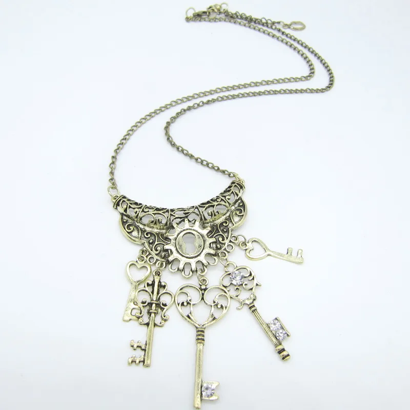 Винтажные стили яркий узор металлическая часть из сплава с подвесками