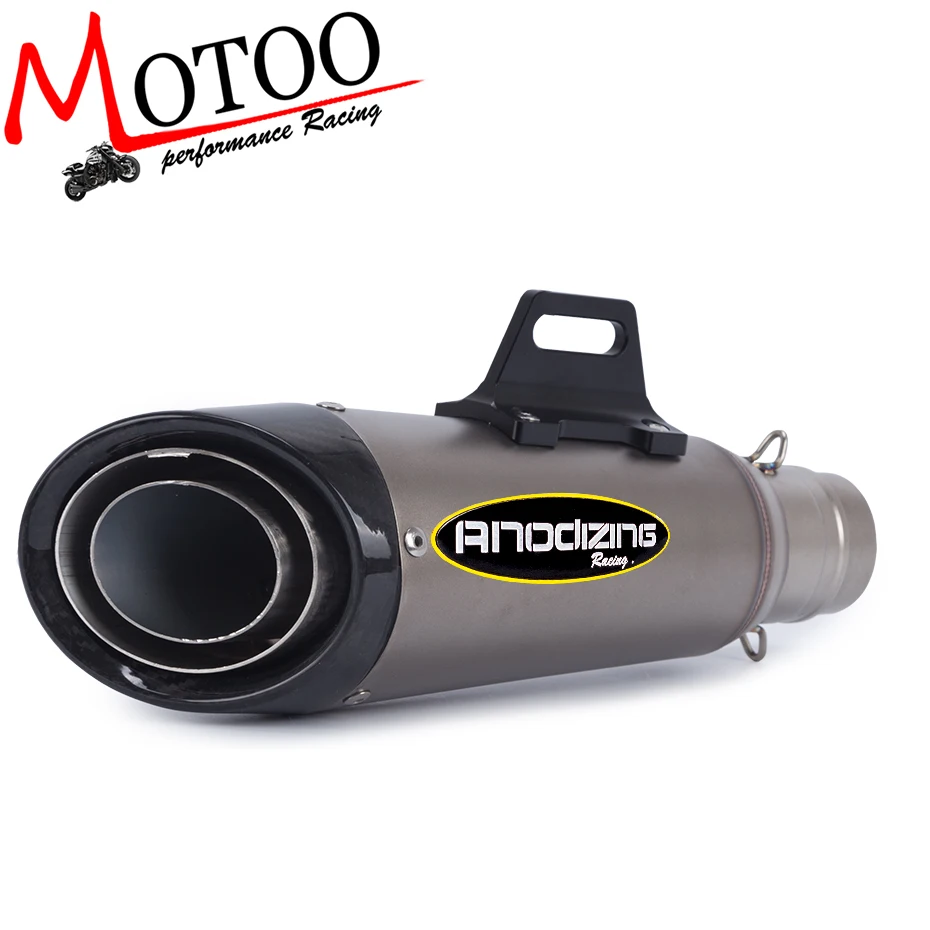 

Motoo - Free shipping real carbon By Courier 36-51mm Motorcycle exhaust Modified Scooter Exhaust Muffler
